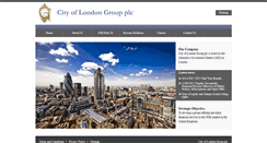 Desktop Screenshot of cityoflondongroup.com