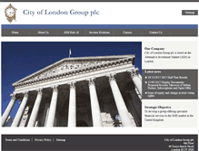 Tablet Screenshot of cityoflondongroup.com